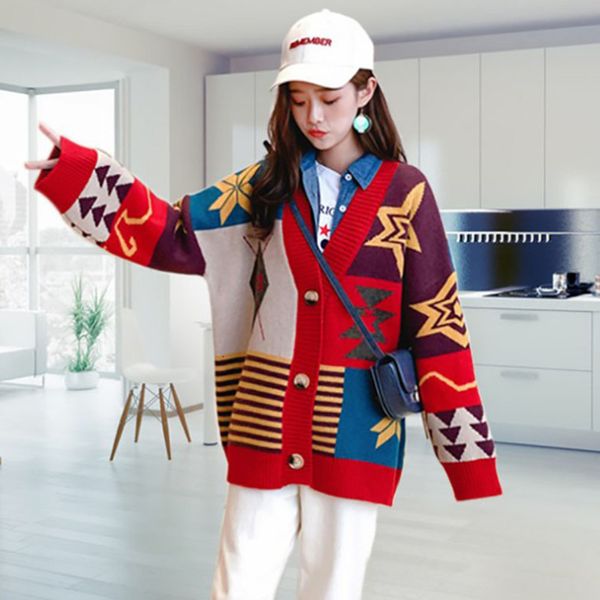 women's sweaters autumn and winter new small fresh sweater coat women's korean loose medium long net red cardigan 3z2e, White;black
women's sweaters autumn and winter new small fresh sweater coat women's korean loose medium long net red cardigan 3z2e, White;black