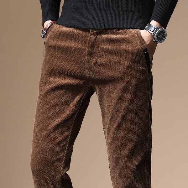 men's pants autumn and winter 2021 male business men's trousers straight corduroy breathable casual 38, Black
men's pants autumn and winter 2021 male business men's trousers straight corduroy breathable casual 38, Black