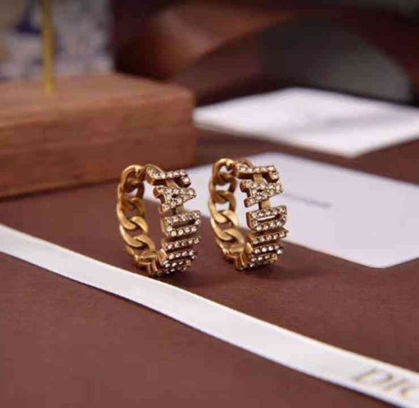 factory specials six letter earrings 2021 wind inlaid diamond earrings toqr, Golden
factory specials six letter earrings 2021 wind inlaid diamond earrings toqr, Golden