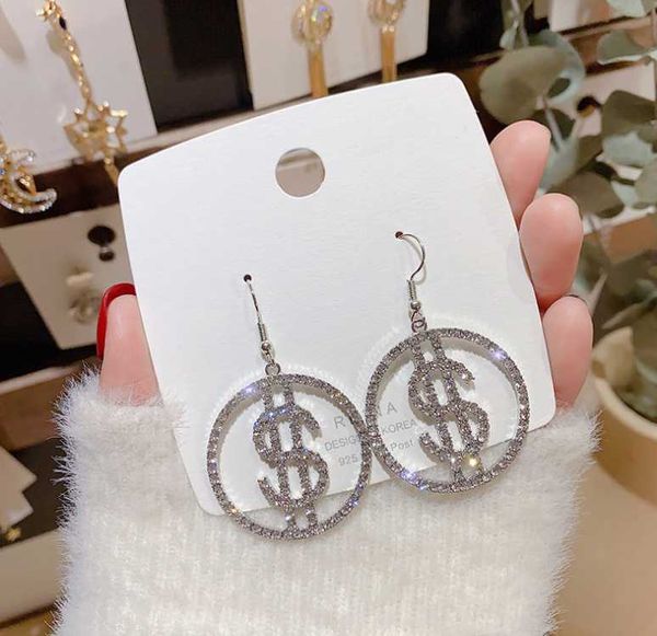 dangle & chandelier letter circle earrings female exaggerated atmosphere personality wild, Silver
dangle & chandelier letter circle earrings female exaggerated atmosphere personality wild, Silver