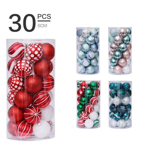 party decoration 30 pcs 60mm christmas tree decor ball bauble xmas hanging ornament decorations for home
party decoration 30 pcs 60mm christmas tree decor ball bauble xmas hanging ornament decorations for home