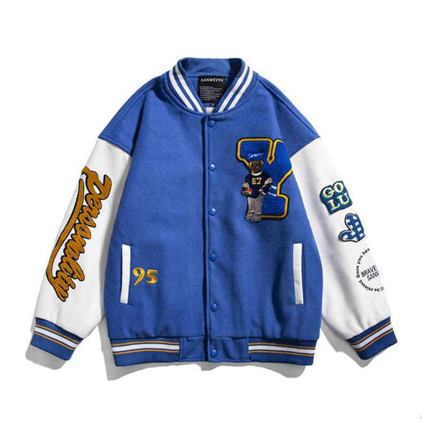 men's jackets jaqueta masculina dos desenhos animados bordados cartas jaquetas beisebol harajuku coreano estilo faculda casacos tamanho, Black;brown
men's jackets jaqueta masculina dos desenhos animados bordados cartas jaquetas beisebol harajuku coreano estilo faculda casacos tamanho, Black;brown