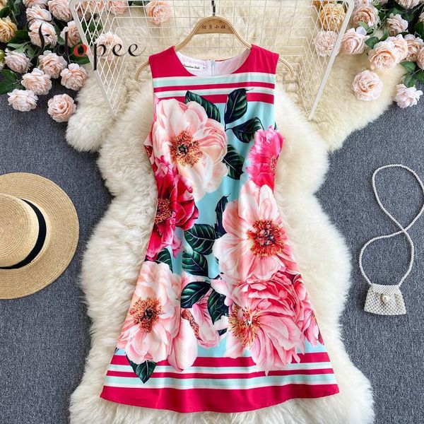 casual dresses summer dress women fashion hit color outwear temperament elegant sleeveless sweet o-neck sexy, Black;gray
casual dresses summer dress women fashion hit color outwear temperament elegant sleeveless sweet o-neck sexy, Black;gray