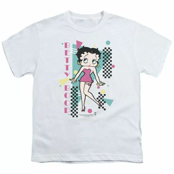 betty boop bopping 80's style kids youth t shirt licensed cartoon tee white, White;black
betty boop bopping 80's style kids youth t shirt licensed cartoon tee white, White;black
