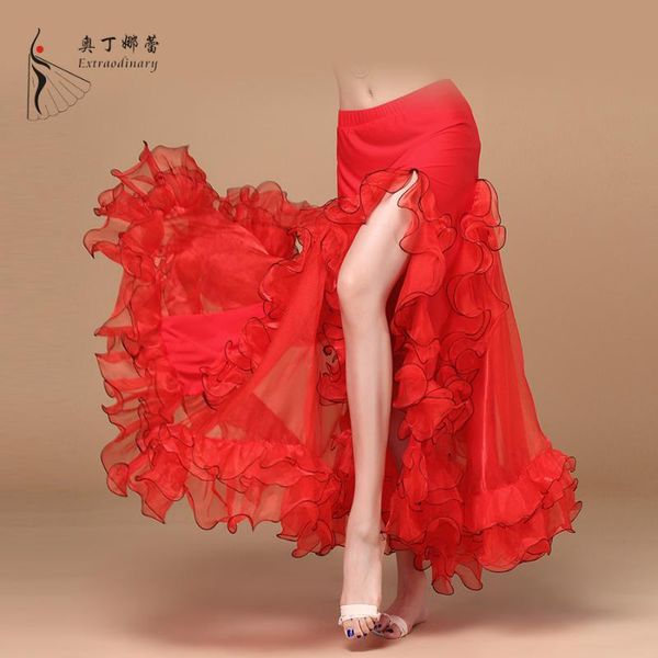 arrivals 5 colors belly dance skirt dancing long waist single split chiffon professional bellydance stage wear, Black;red
arrivals 5 colors belly dance skirt dancing long waist single split chiffon professional bellydance stage wear, Black;red