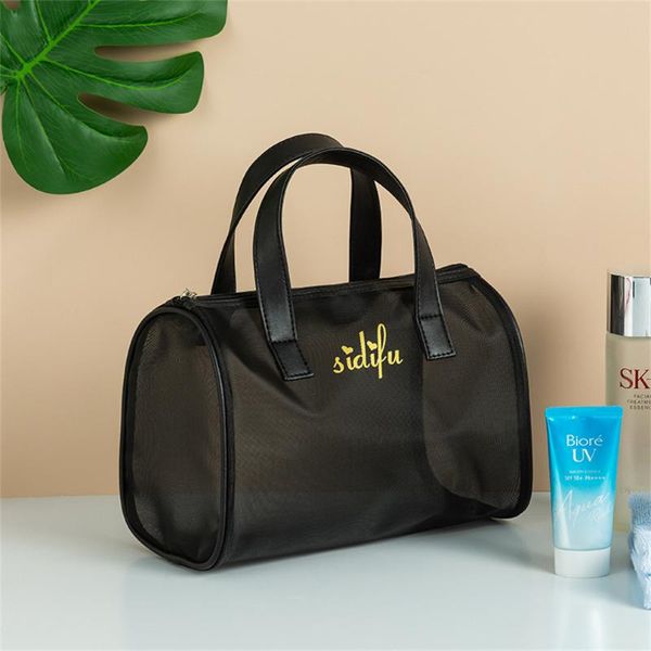cosmetic bags & cases protrable storage handbag large capacity swimming beach travelling high-density mesh material durable zipper ba
cosmetic bags & cases protrable storage handbag large capacity swimming beach travelling high-density mesh material durable zipper ba