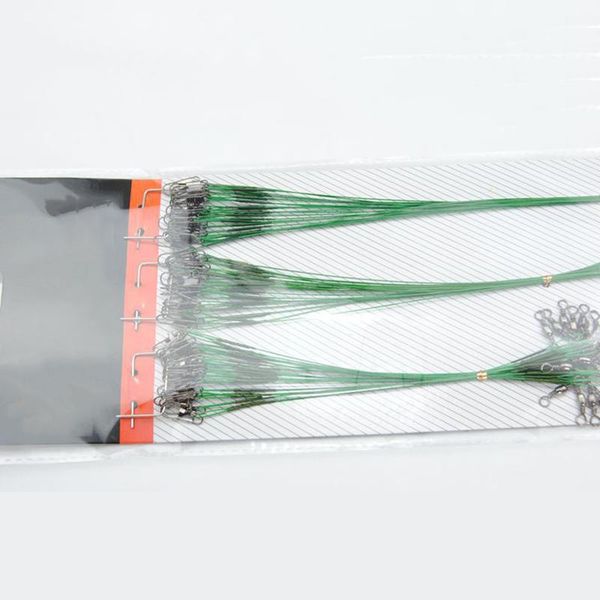 60pcs 15/20/25 cm stainless steel fishing line wire leaders with snap swivel braid
60pcs 15/20/25 cm stainless steel fishing line wire leaders with snap swivel braid