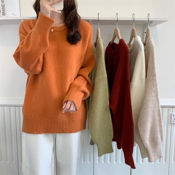 women's sweaters women basic o-neck knitted jumpers sweater casual long sleeve winter female pullovers streetwear, White;black
women's sweaters women basic o-neck knitted jumpers sweater casual long sleeve winter female pullovers streetwear, White;black
