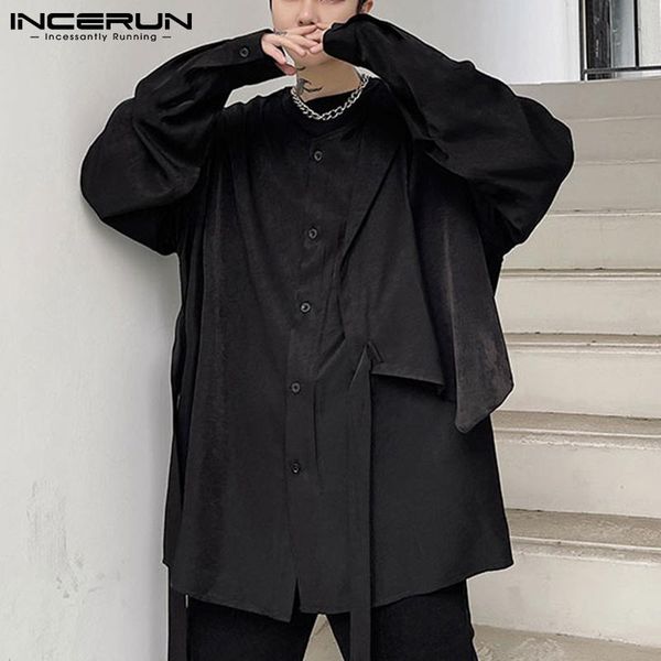 men's casual shirts 2021 leisure men faked two-piece suit sleeve loose blouse stacking tie-up shirt mens catwalk style stylist s-5xl i, White;black
men's casual shirts 2021 leisure men faked two-piece suit sleeve loose blouse stacking tie-up shirt mens catwalk style stylist s-5xl i, White;black