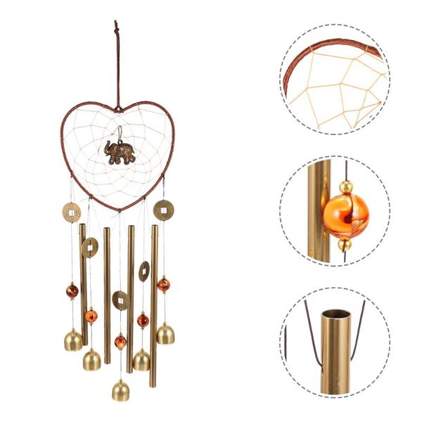 decorative objects & figurines 1pc elephant heart shape wind chime dream catcher wind-bell (assorted color)
decorative objects & figurines 1pc elephant heart shape wind chime dream catcher wind-bell (assorted color)