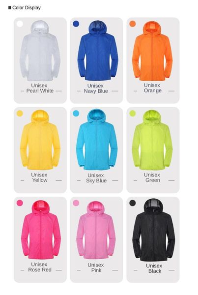 men's jackets men women hiking jacket waterproof quick dry camping hunting clothes sun-protective outdoor sports coats anti uv windbrea, Black;brown
men's jackets men women hiking jacket waterproof quick dry camping hunting clothes sun-protective outdoor sports coats anti uv windbrea, Black;brown