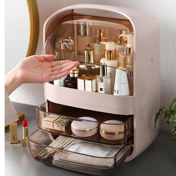 makeup organizer large capacity waterproof dustproof bathroom cosmetic storage box deskbeauty drawer boxes & bins
makeup organizer large capacity waterproof dustproof bathroom cosmetic storage box deskbeauty drawer boxes & bins