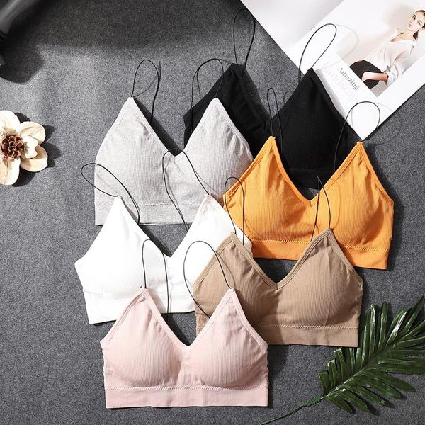 bra for women thread thin shoulder strap tube underwear v-neck lingerie solid color fashion brassiere bielizna damska #3 camisoles & tan, Black;white
bra for women thread thin shoulder strap tube underwear v-neck lingerie solid color fashion brassiere bielizna damska #3 camisoles & tan, Black;white