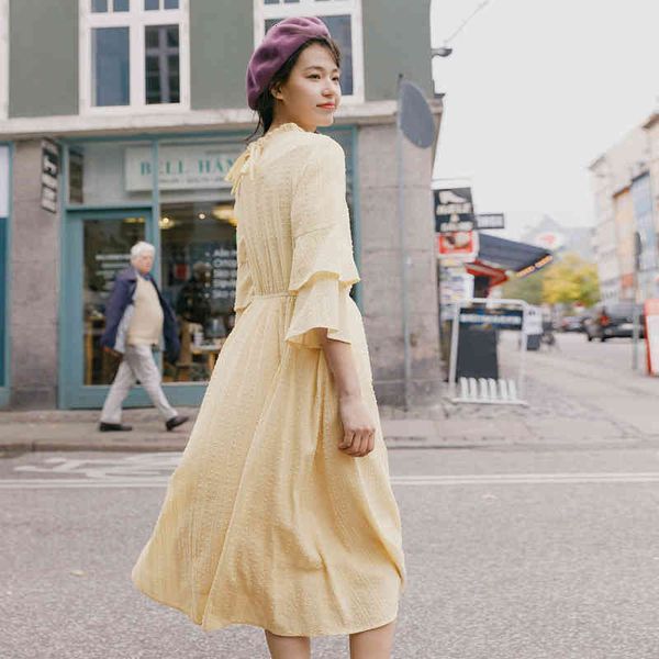 dress spring literary french style retro stringy selvedge three quarter sleeve nipped waist pure cotton long dr roda, Black;gray
dress spring literary french style retro stringy selvedge three quarter sleeve nipped waist pure cotton long dr roda, Black;gray