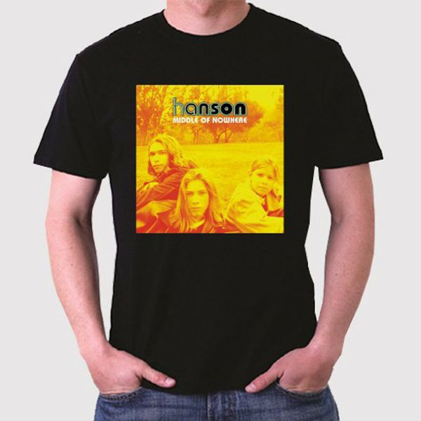 New Hanson Middle of Nowhere Men's Black T-Shirt Size S to 3XL, White;black