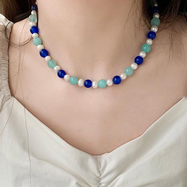 chains summer beach hawaiian jewelry pearl vintage glass beads necklace for women girls party gift wedding dress accessories, Silver
chains summer beach hawaiian jewelry pearl vintage glass beads necklace for women girls party gift wedding dress accessories, Silver
