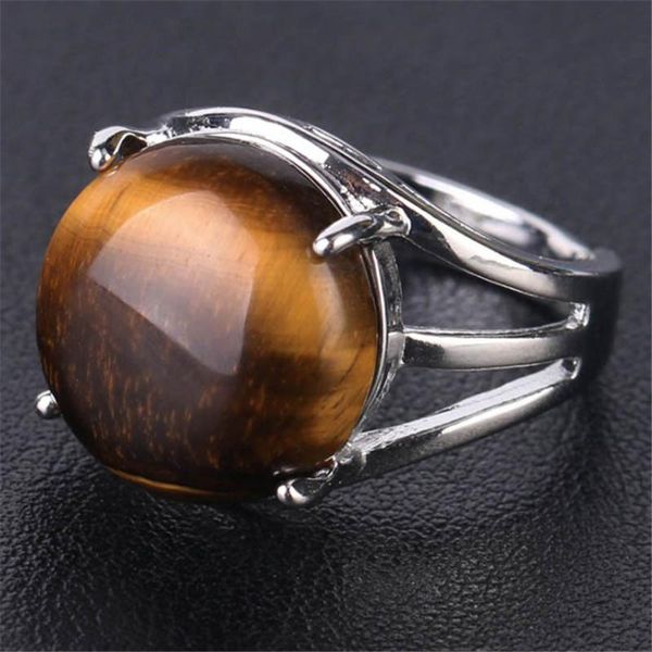 fashion crystal ring for women natural stone round beads casual finger rings brown quartz silver color party jewelry gift cluster, Golden;silver
fashion crystal ring for women natural stone round beads casual finger rings brown quartz silver color party jewelry gift cluster, Golden;silver