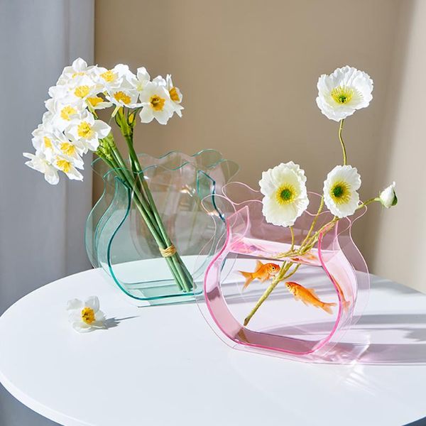 vases nordic vase dried flowers acrylic creative fish tank simple transparent container terrarium hydroponics modern decor
vases nordic vase dried flowers acrylic creative fish tank simple transparent container terrarium hydroponics modern decor