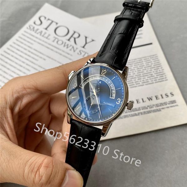 wristwatches classic fashion men automatic mechanical watch silver stainless steel gmt gradient blue dial chronograph sapphire, Slivery;brown
wristwatches classic fashion men automatic mechanical watch silver stainless steel gmt gradient blue dial chronograph sapphire, Slivery;brown