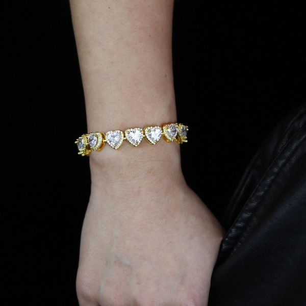 link, chain iced out women men rapper heart cz paved cluster tennis bracelet for punk styles hip hop jewelry wholesale, Black
link, chain iced out women men rapper heart cz paved cluster tennis bracelet for punk styles hip hop jewelry wholesale, Black