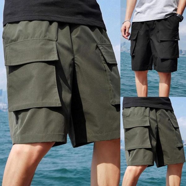 men's shorts 2021 summer men high waist solid color comfortable pockets drawstring loose short cargo pants sweat absorbent for sports, White;black
men's shorts 2021 summer men high waist solid color comfortable pockets drawstring loose short cargo pants sweat absorbent for sports, White;black