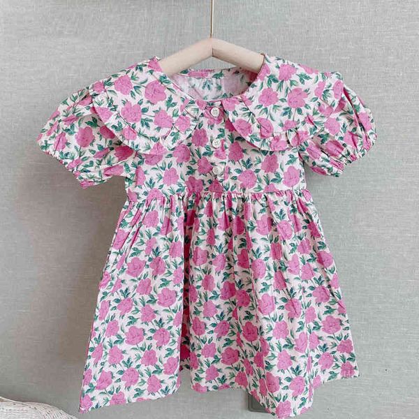 girls dress summer short-sleeved floral lapel princess party toddler sweet girl clothes for 2-6y 210515, Red;yellow
girls dress summer short-sleeved floral lapel princess party toddler sweet girl clothes for 2-6y 210515, Red;yellow