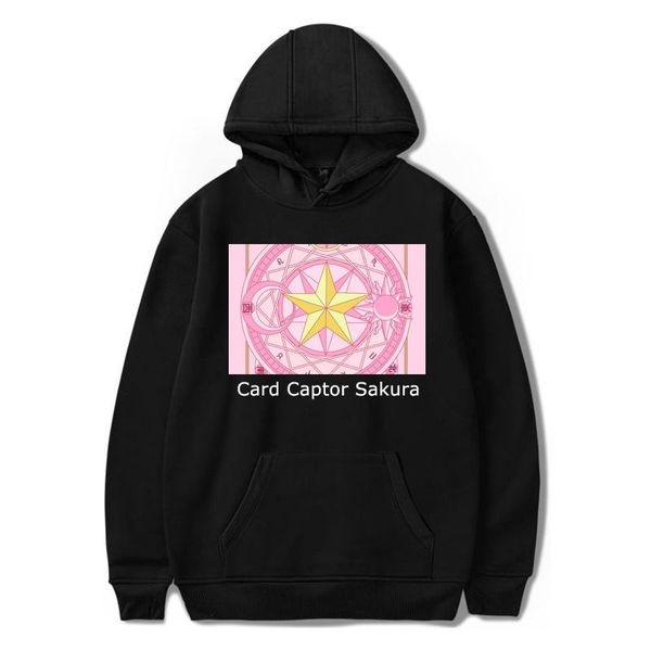 women's hoodies & sweatshirts sakura card captor hoodie japan anime women men hip hop harajuku thin velvet warm printed hooded clothes, Black
women's hoodies & sweatshirts sakura card captor hoodie japan anime women men hip hop harajuku thin velvet warm printed hooded clothes, Black