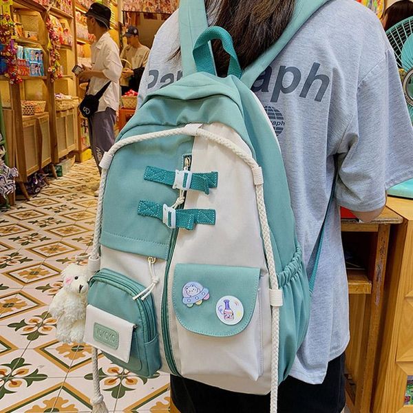 waterproof nylon women backpack female rope string schoolbag cute insert buckle book bag backpacks for school teenagers girls
waterproof nylon women backpack female rope string schoolbag cute insert buckle book bag backpacks for school teenagers girls