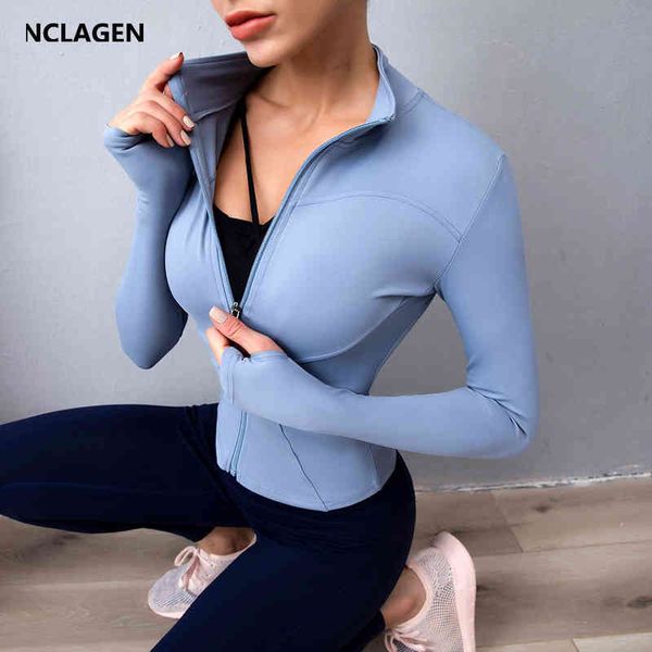 nclagen sports jacket women zipper workout naked feel fitness long sleeve elastic buttery-soft gym yoga coat running
nclagen sports jacket women zipper workout naked feel fitness long sleeve elastic buttery-soft gym yoga coat running
