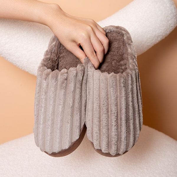 slippers home velvet fur autumn winter warm hourshold shoes men women indoor beadroom slides male stripe cotton, Black
slippers home velvet fur autumn winter warm hourshold shoes men women indoor beadroom slides male stripe cotton, Black