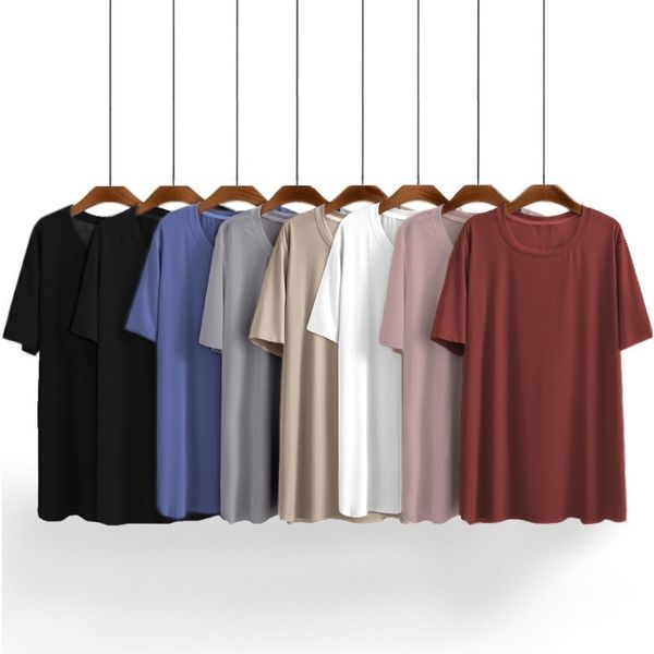 men's t shirts 170g ice silk cool feeling solid color short sleeve t-shirt 2021 round neck fashion ins loose, White;black
men's t shirts 170g ice silk cool feeling solid color short sleeve t-shirt 2021 round neck fashion ins loose, White;black