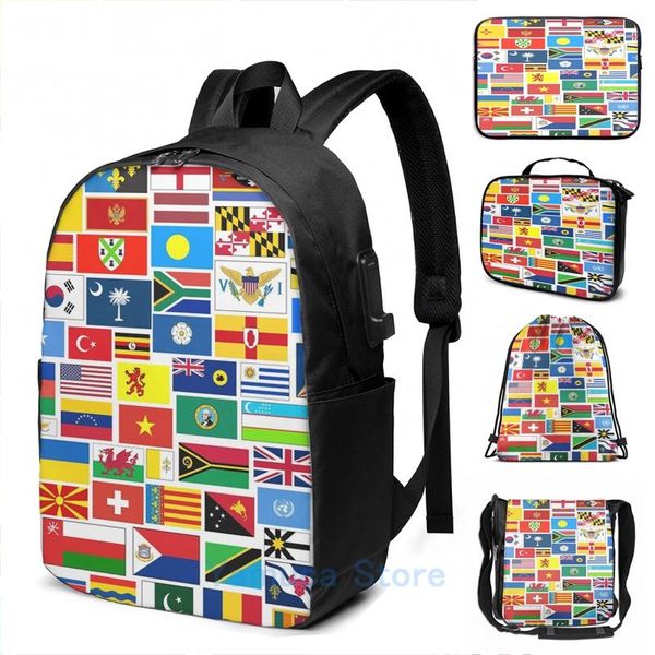 backpack funny graphic print flags of the world gifts and products usb charge men school bags women bag travel laptop
backpack funny graphic print flags of the world gifts and products usb charge men school bags women bag travel laptop