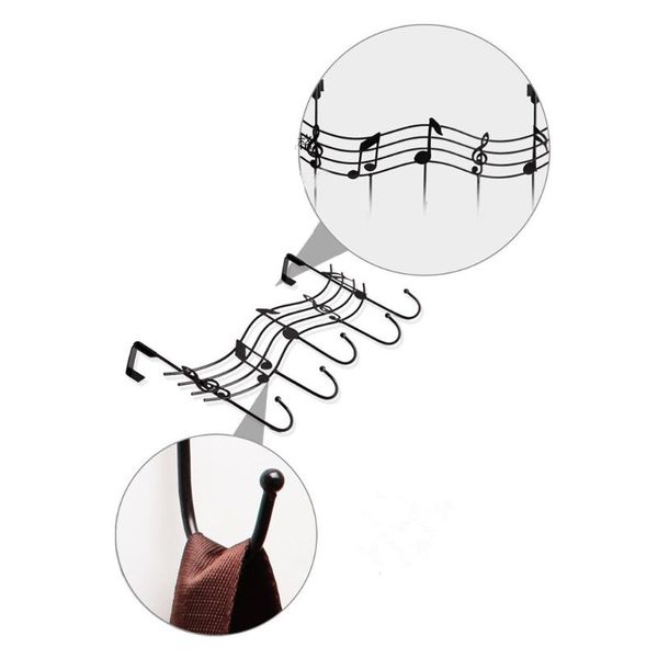 wavy musical notes 5 hooks wall mounted coat rack clothes door hanger elegant finish simple design decorative household & rails
wavy musical notes 5 hooks wall mounted coat rack clothes door hanger elegant finish simple design decorative household & rails