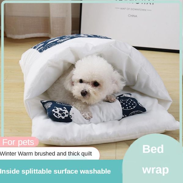 cat beds & furniture japanese-style litter sleeping bag enclosed washable bed winter warm pet dog house four seasons general
cat beds & furniture japanese-style litter sleeping bag enclosed washable bed winter warm pet dog house four seasons general