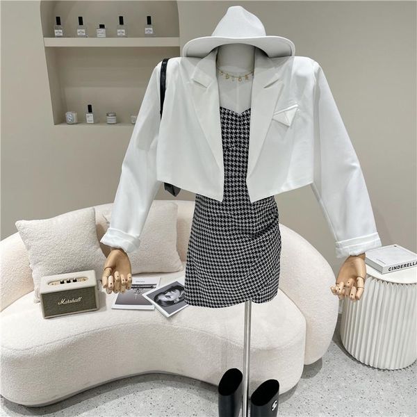 women's spring summer 2021 fashion blazer jacket short suit suits & blazers, White;black
women's spring summer 2021 fashion blazer jacket short suit suits & blazers, White;black