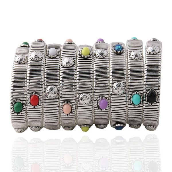 charm bracelets 12mm spring chain silver color bracelet copper natural stone bohemia de madera pulseira wholesale, Golden;silver
charm bracelets 12mm spring chain silver color bracelet copper natural stone bohemia de madera pulseira wholesale, Golden;silver