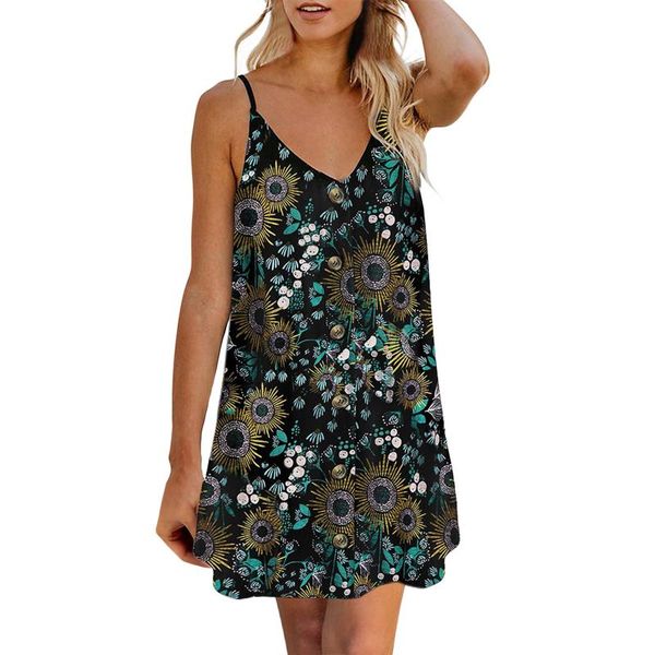 ethnic clothing summer spaghetti straps dress women floral print button down v neck sleeveless mini leisure beach sundress, Red
ethnic clothing summer spaghetti straps dress women floral print button down v neck sleeveless mini leisure beach sundress, Red