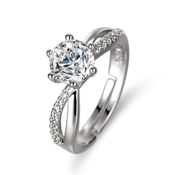 wedding rings 1 karat interwoven love ring simulation moissanite six-claw diamond for women couple jewelry, Slivery;golden
wedding rings 1 karat interwoven love ring simulation moissanite six-claw diamond for women couple jewelry, Slivery;golden