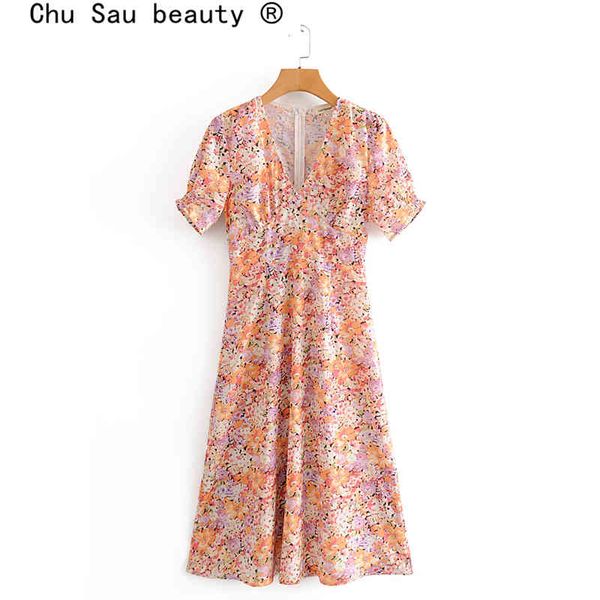 beauty fashion french chic floral print midi dress women holiday chiffon v-neck single breasted long dresses female 210514, Black;gray
beauty fashion french chic floral print midi dress women holiday chiffon v-neck single breasted long dresses female 210514, Black;gray