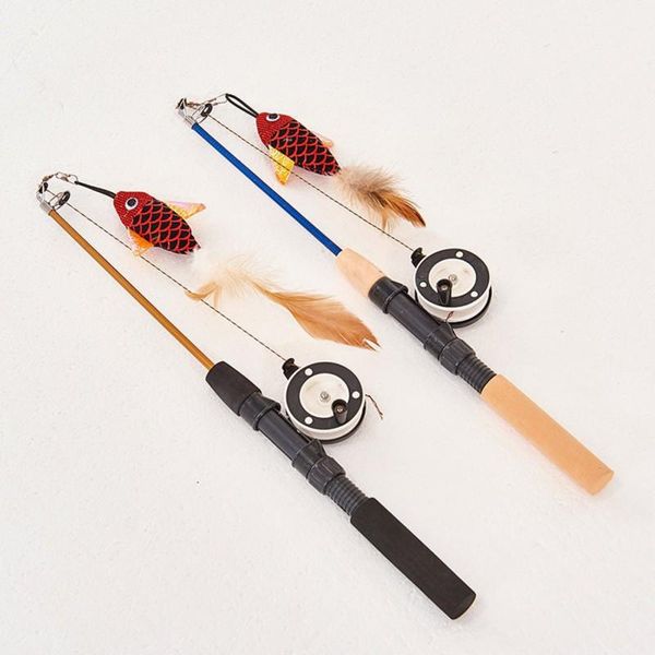 1pcs cat toys fish shape simulation feathers stick fishing rod kitten funny playing toy interactive wand
1pcs cat toys fish shape simulation feathers stick fishing rod kitten funny playing toy interactive wand