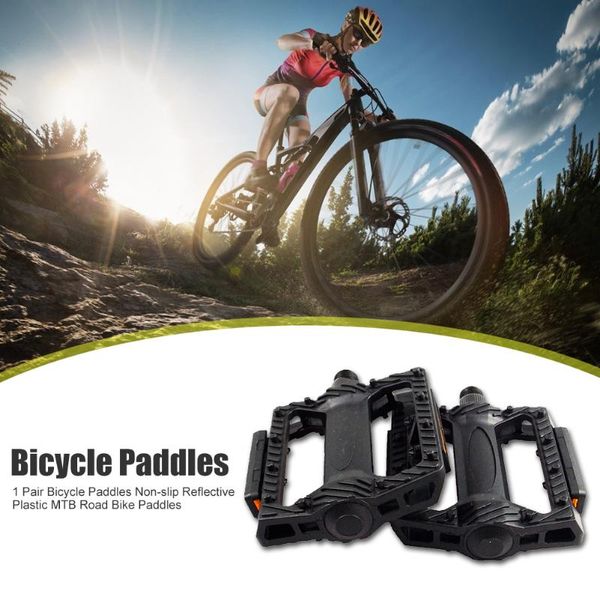 bike pedals 1 pair bicycle paddles non-slip reflective plastic mtb road cycling equipment accessories black
bike pedals 1 pair bicycle paddles non-slip reflective plastic mtb road cycling equipment accessories black