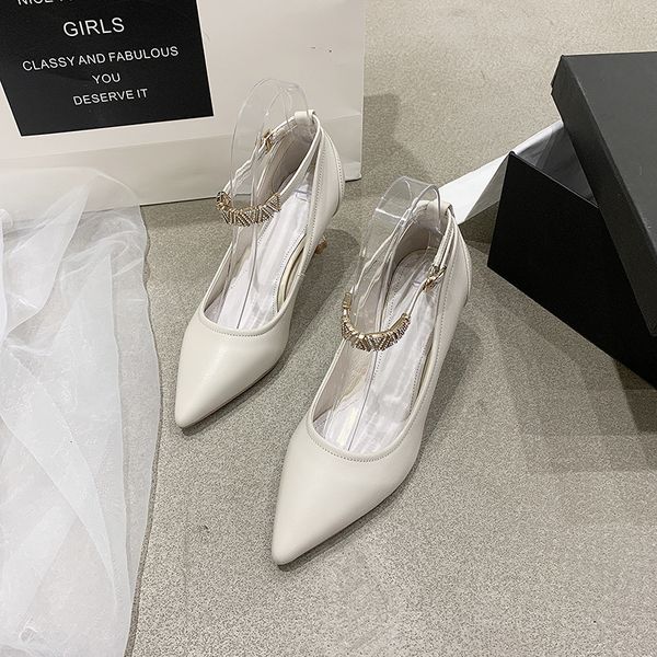 dress shoes high genuine leather women bride party pointed stiletto single thin heels 5cm-8cm layer cowhide 30pg, Black
dress shoes high genuine leather women bride party pointed stiletto single thin heels 5cm-8cm layer cowhide 30pg, Black