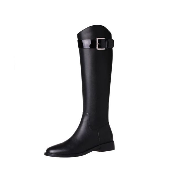 size 33-43 women knee high boot real leather zipper long boots ladies fashion cool winter womens shoes daily footwear, Black
size 33-43 women knee high boot real leather zipper long boots ladies fashion cool winter womens shoes daily footwear, Black