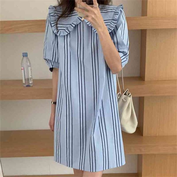 casual dresses 2021 sweet retro striped summer femme party streetwear mini prom office lady chic all match girls vestidos 6aqr, Black;gray
casual dresses 2021 sweet retro striped summer femme party streetwear mini prom office lady chic all match girls vestidos 6aqr, Black;gray