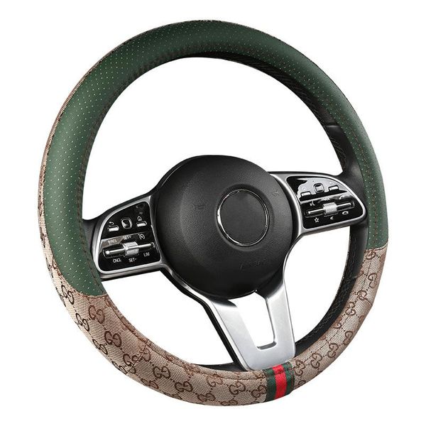 steering wheel covers 2021 brand car cover breathable pu leather flax auto universal interior accessories protector
steering wheel covers 2021 brand car cover breathable pu leather flax auto universal interior accessories protector