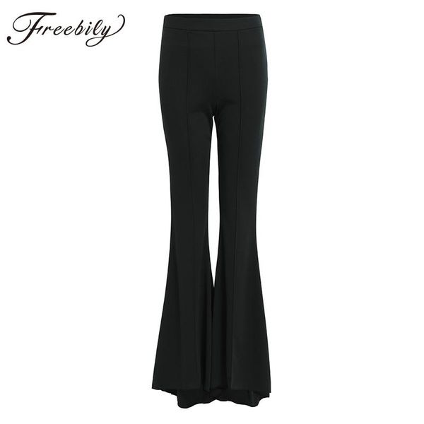 women's pants & capris autumn 2021 ladies trousers women high waist bell bottom flare wide leg big plus size xl black green female, Black;white
women's pants & capris autumn 2021 ladies trousers women high waist bell bottom flare wide leg big plus size xl black green female, Black;white