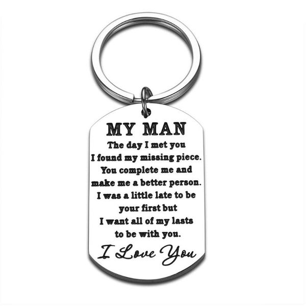 keychains to my man keychain i love you gift for hubby boyfriend birthday valentines day fiance groom wedding couple girlfriend wife, Silver
keychains to my man keychain i love you gift for hubby boyfriend birthday valentines day fiance groom wedding couple girlfriend wife, Silver