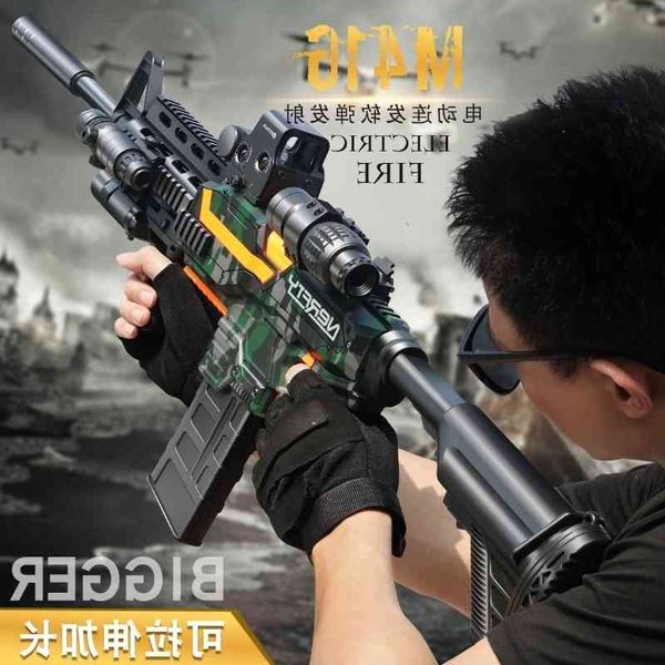 0135senbailong m416 electric continuous firing soft bullet eating chicken same outdoor war children's toy gun
0135senbailong m416 electric continuous firing soft bullet eating chicken same outdoor war children's toy gun