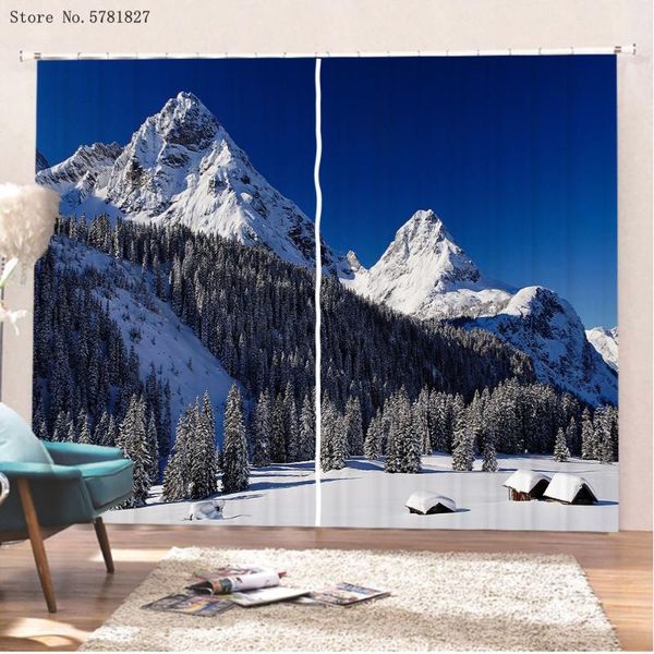 print snow mountain window curtains 2 panels waterfall treatments home textile drapes curtain &
print snow mountain window curtains 2 panels waterfall treatments home textile drapes curtain &