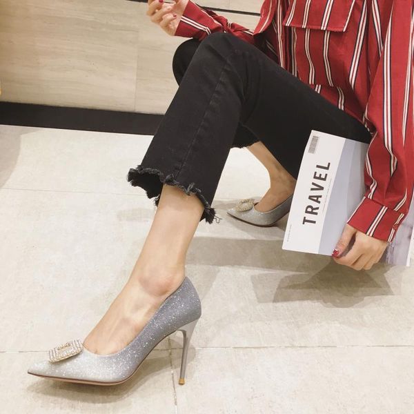 dress shoes elegant pumps fashion shallow mouth rhinestone high heels square buckle gradient color single thin womens, Black
dress shoes elegant pumps fashion shallow mouth rhinestone high heels square buckle gradient color single thin womens, Black